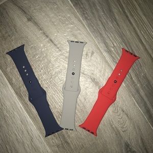 Silicone iPhone watch bands size 38/40MM